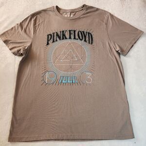 Pink Floyd 1973 Your Tan Tshirt With Graphic Size Large